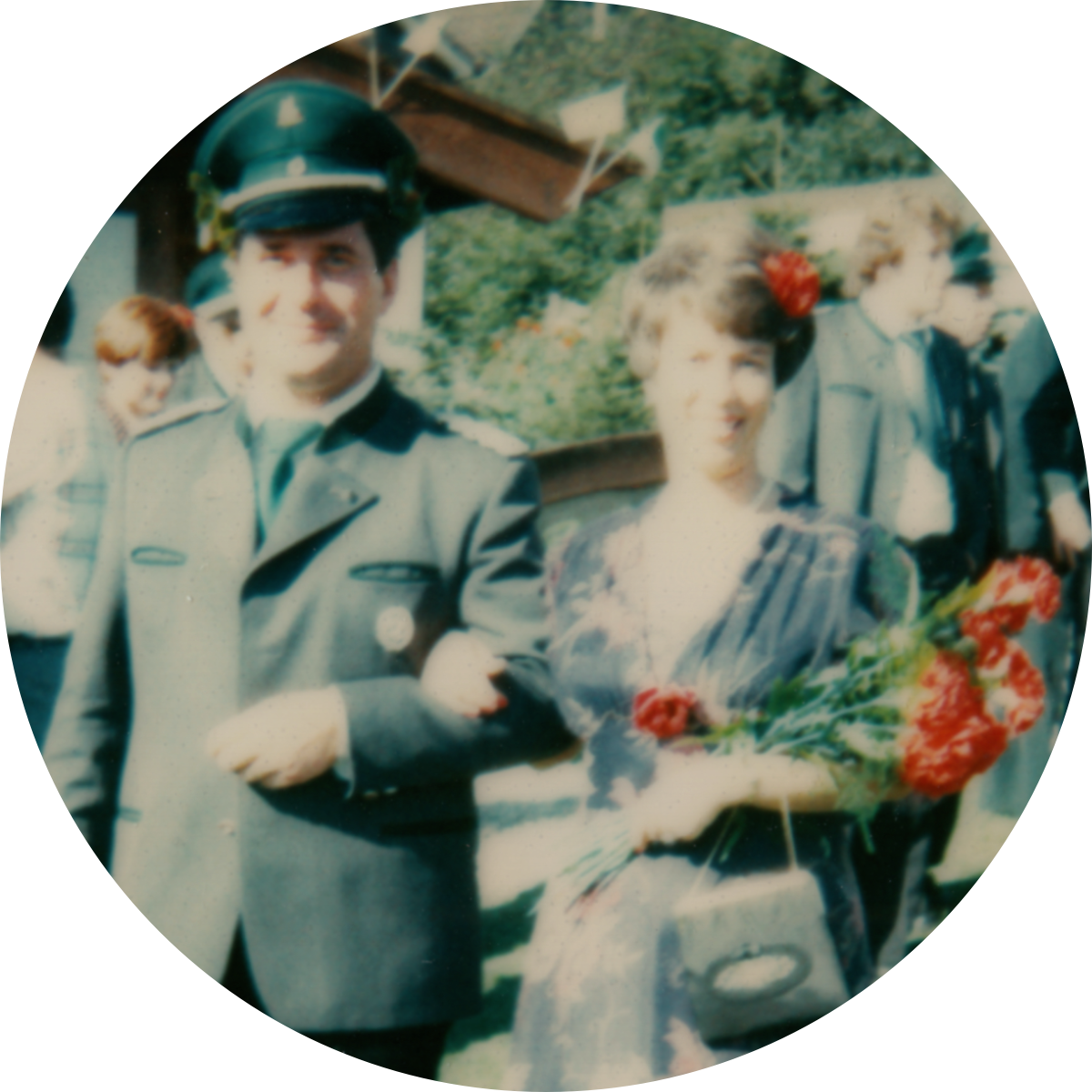 1978 Königspaar Engelbert Jüngermann mit Karin Jüngermann geb. König 1978 Königspaar Engelbert Jüngermann mit Karin Jüngermann geb. König
