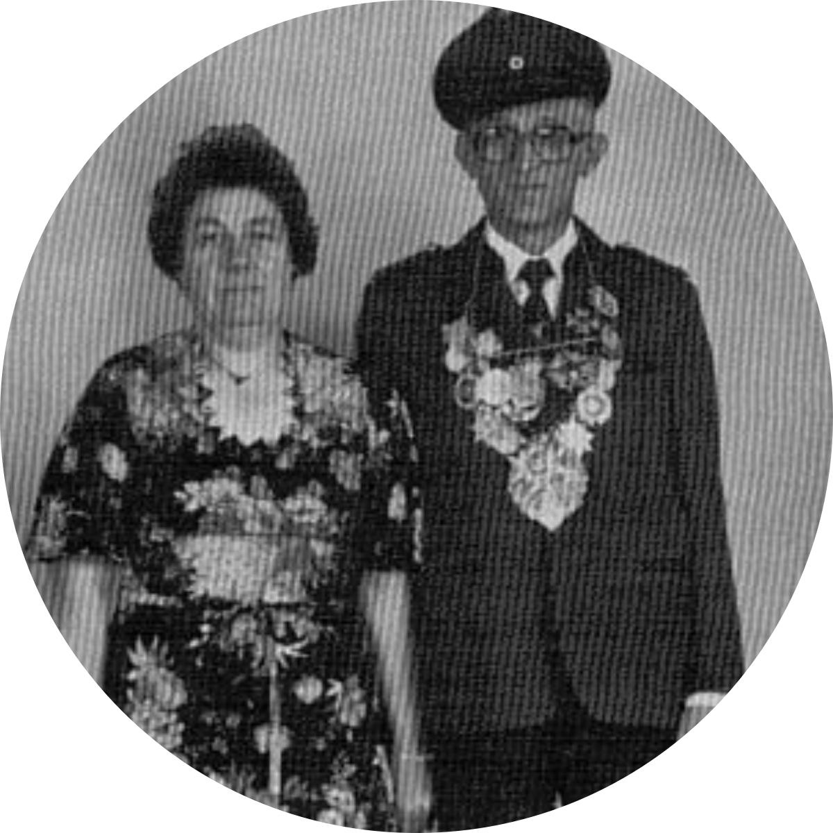1980 Königspaar Kurt Weingarten mit Lotte Weingarten 1980 Königspaar Kurt Weingarten mit Lotte Weingarten