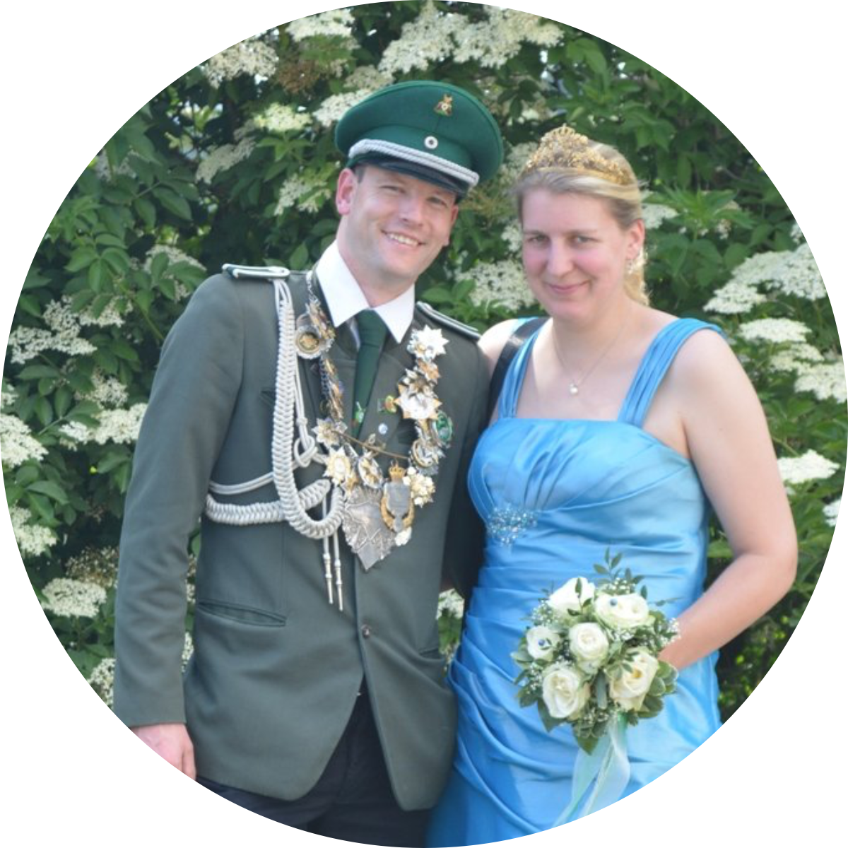 2013 Königspaar Daniel Rüsche mit Marina Rüsche 2013 Königspaar Daniel Rüsche mit Marina Rüsche