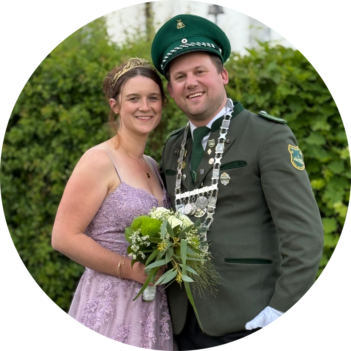 2025 Königspaar Tobias Tomasetti mit Maria Tomasetti 2025 Königspaar Tobias Tomasetti mit Maria Tomasetti